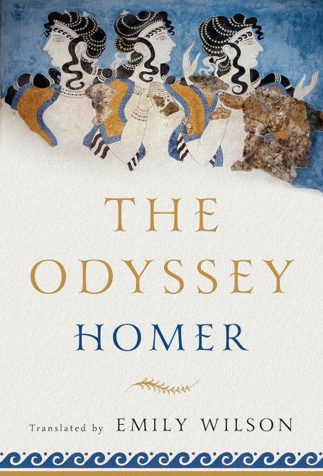 The cover of the book Homer's "The Odyssey."
