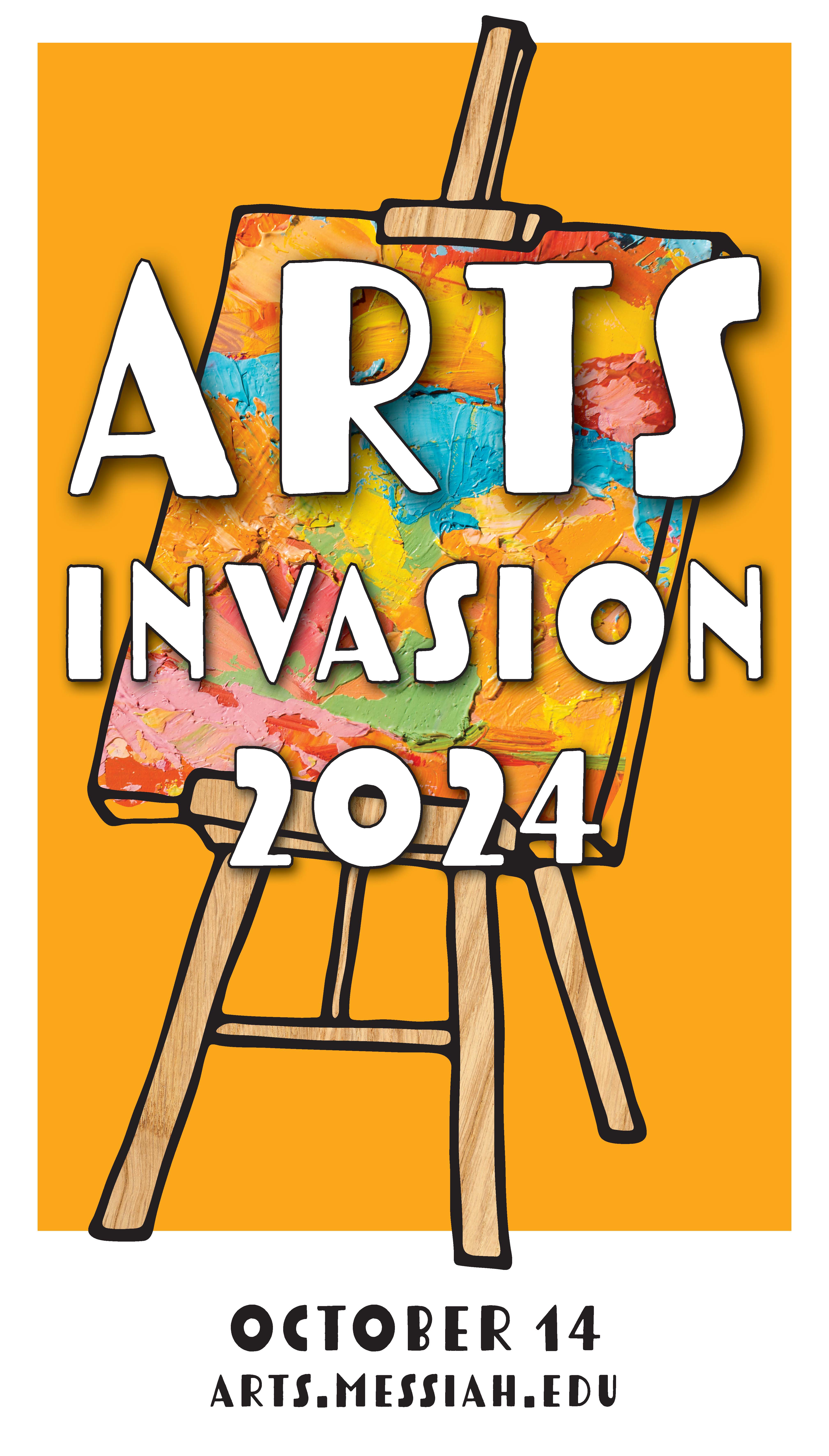 2024 Arts invasion poster