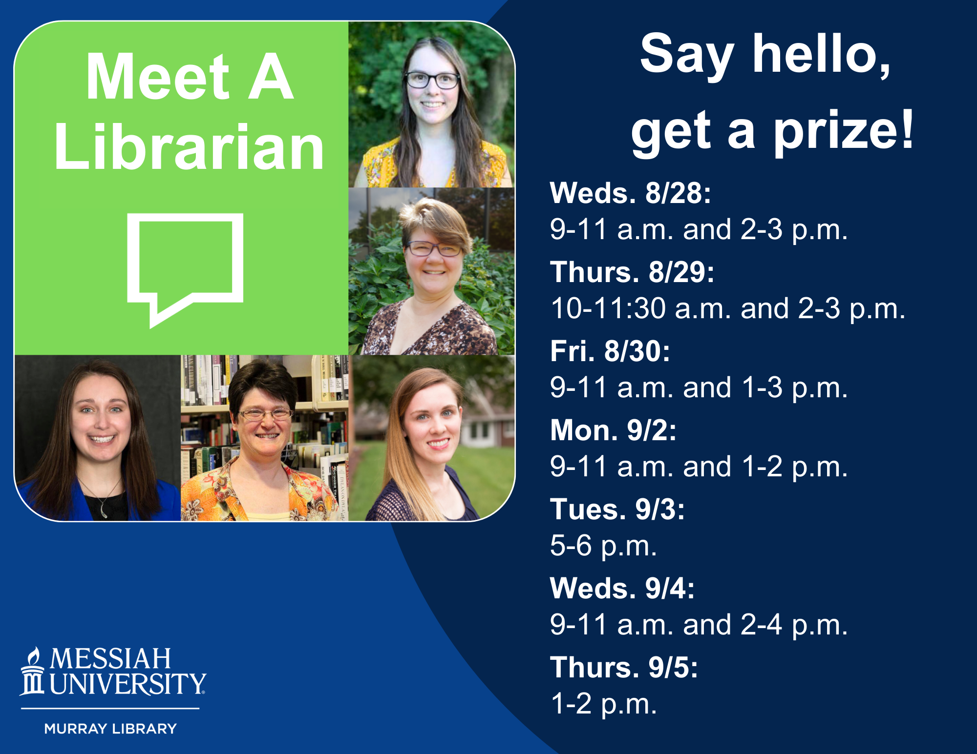 Meet a librarian poster