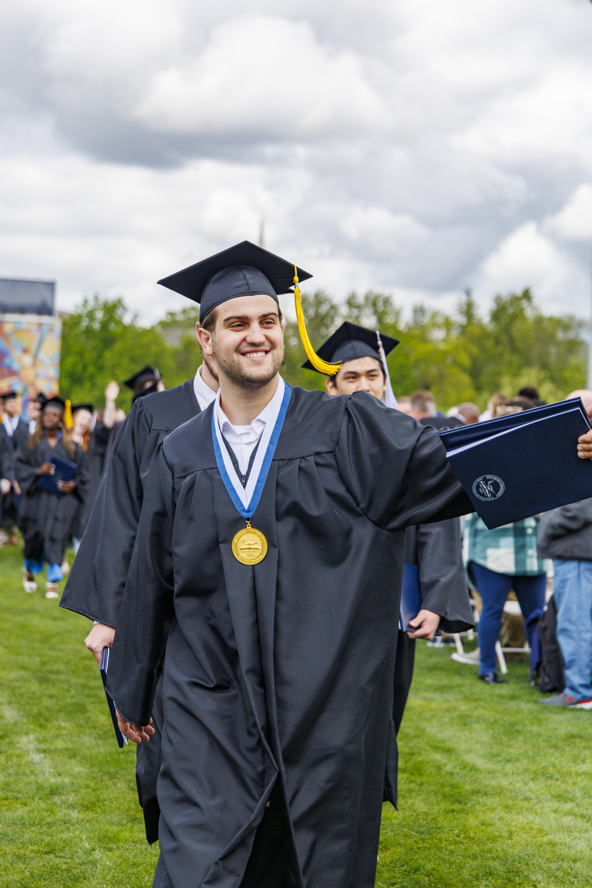 Alex Muresan at Commencement