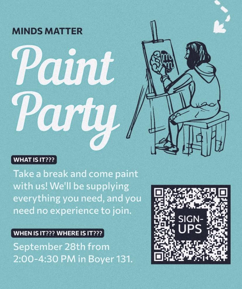 Minds matter paint party