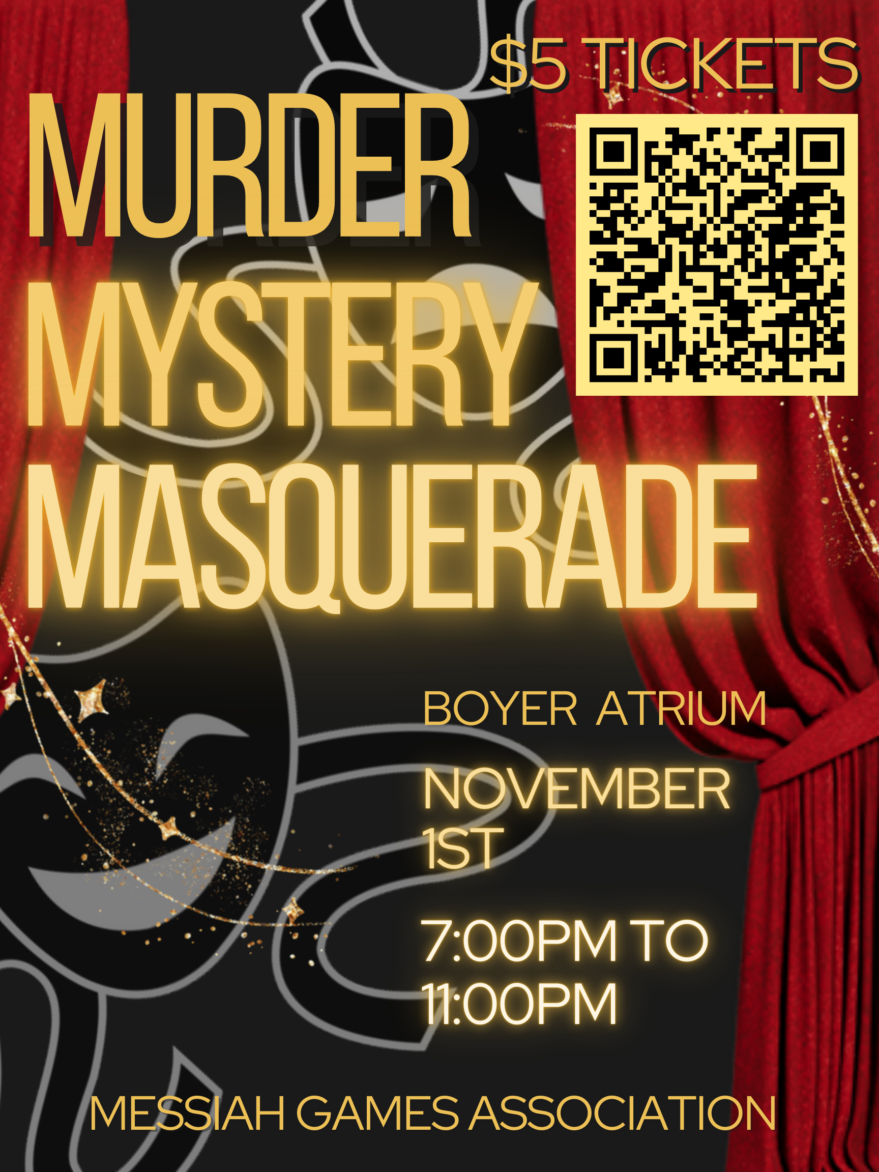 Murder mystery poster