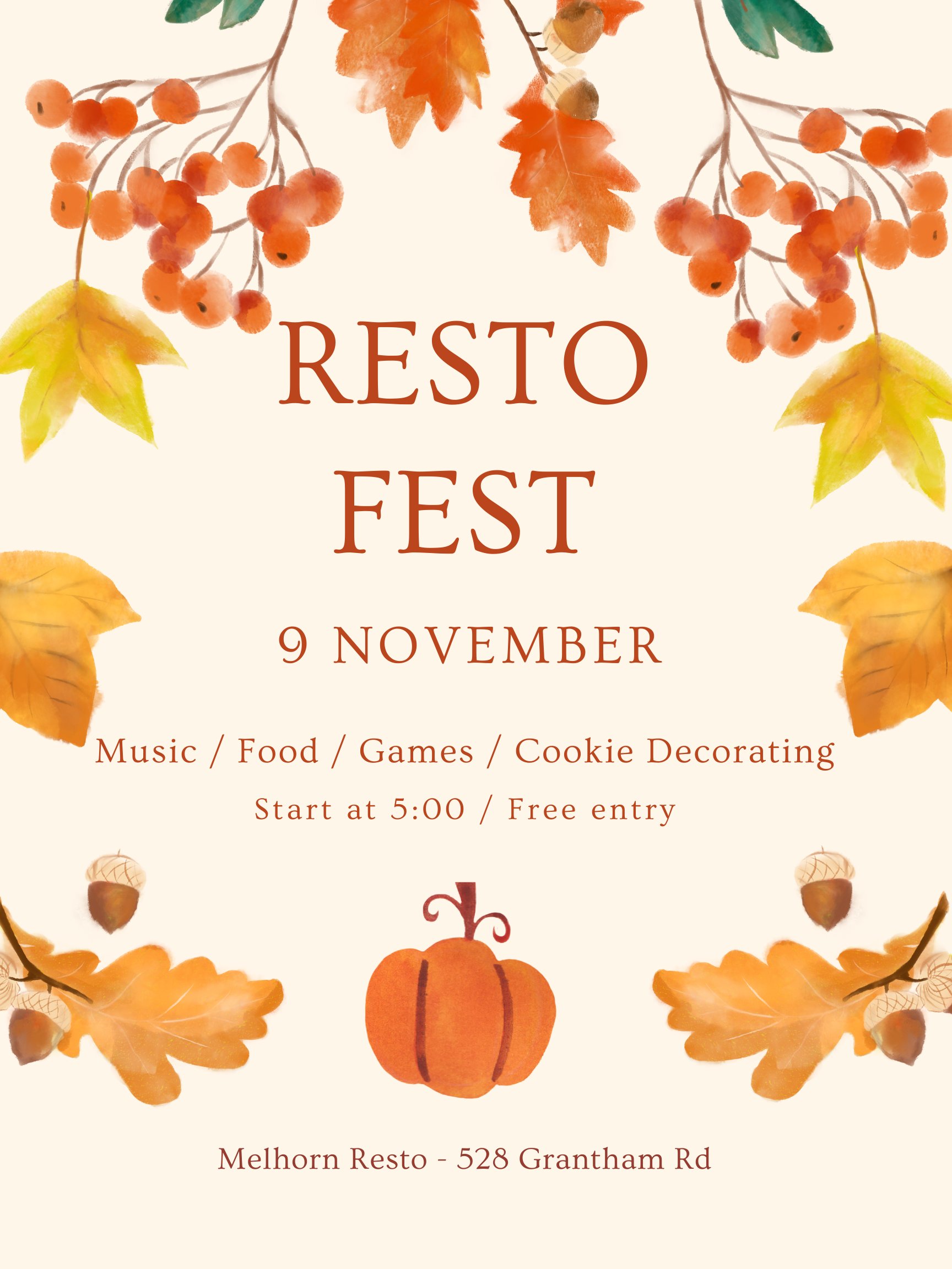 Resto fest poster