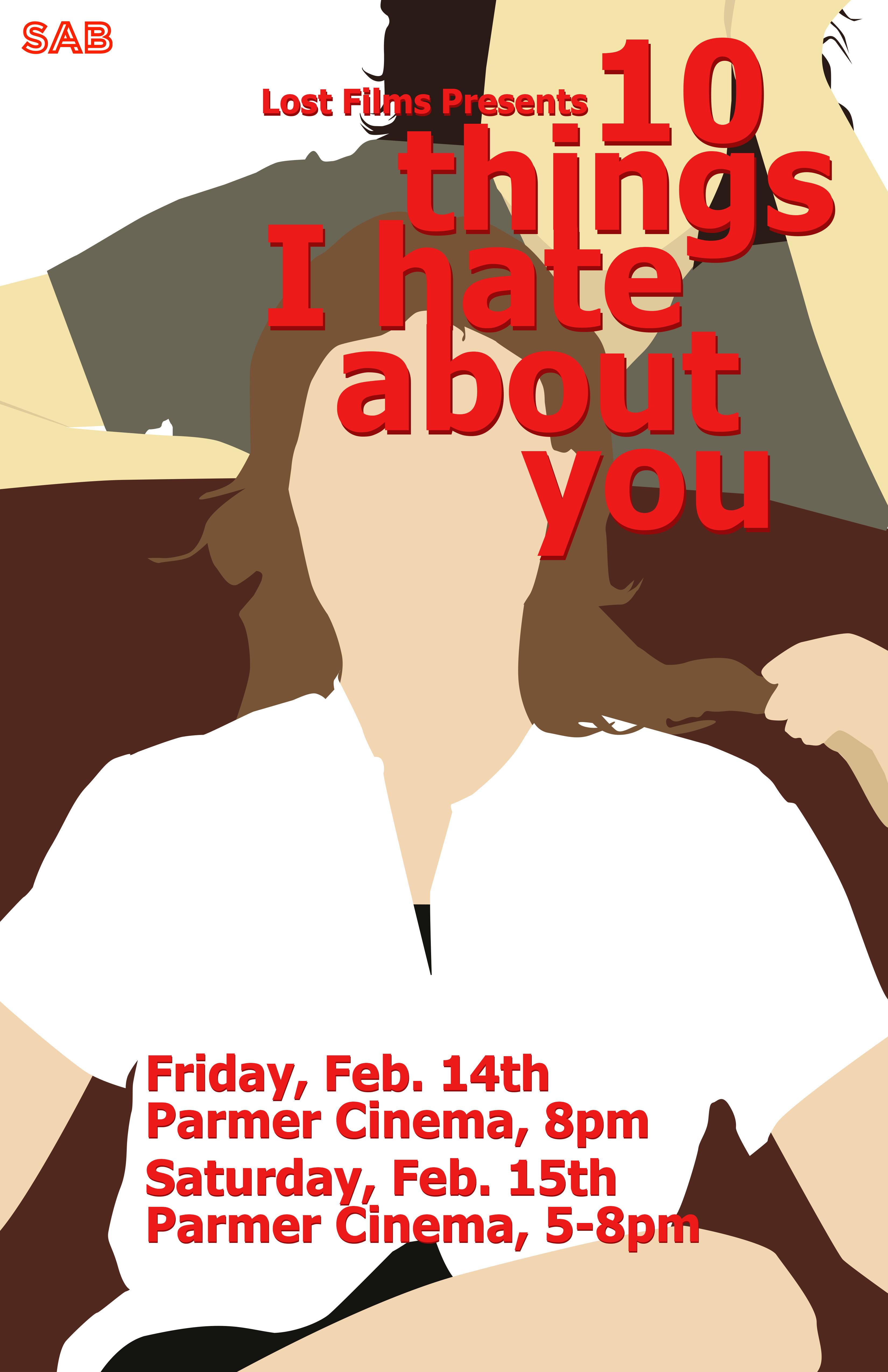 Sab 10 things i hate about you poster