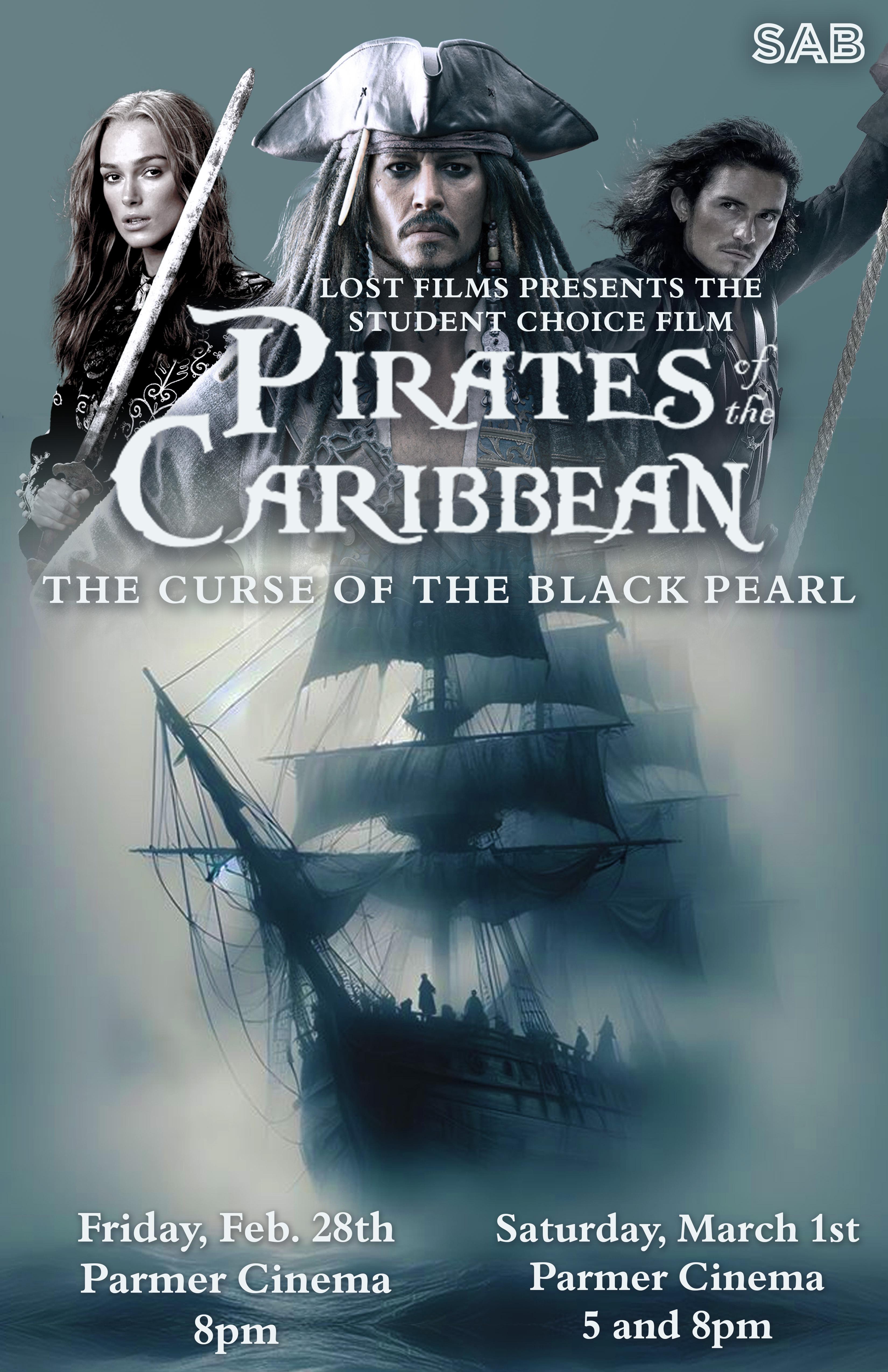 Sab pirates of the carribean poster