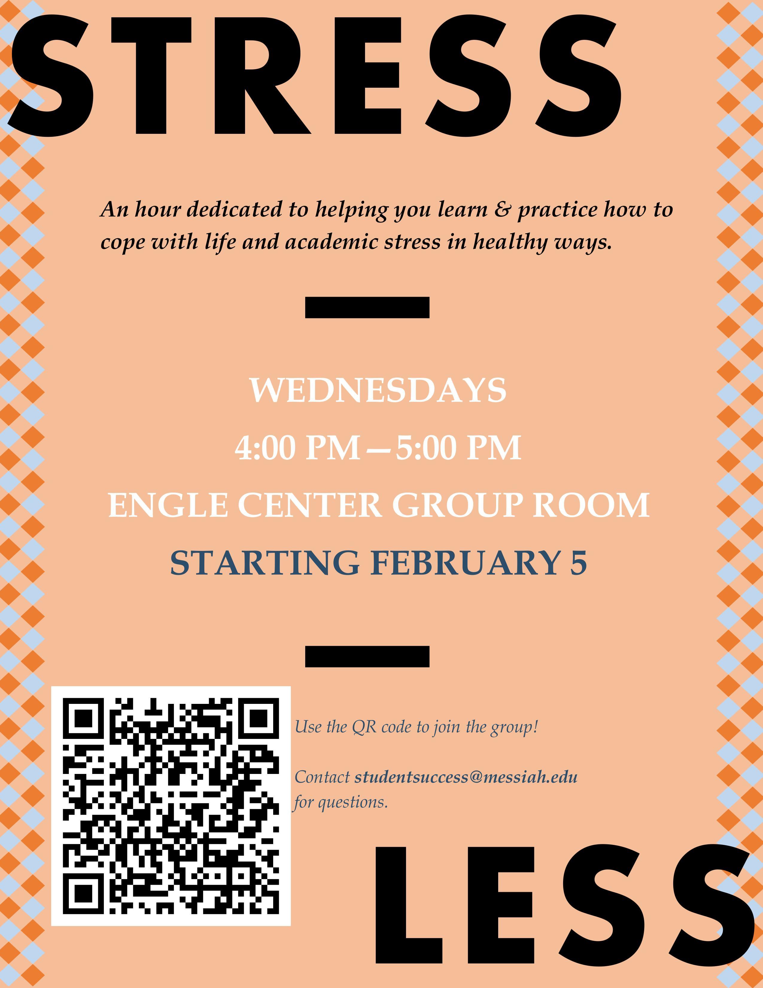 Stress less group poster updated