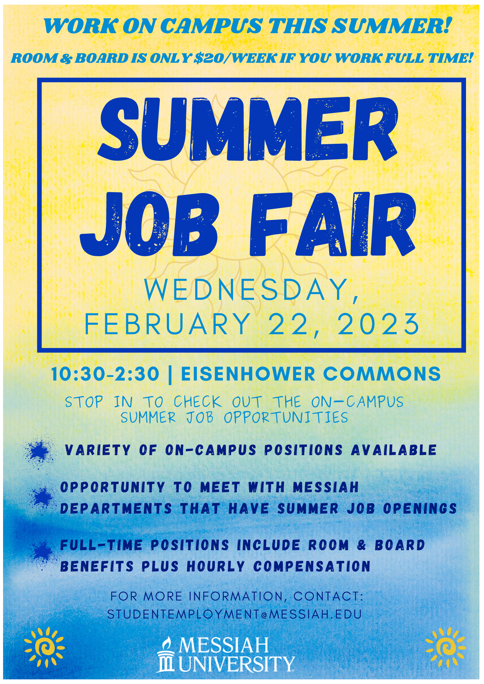 Summer job fair poster 2023v2