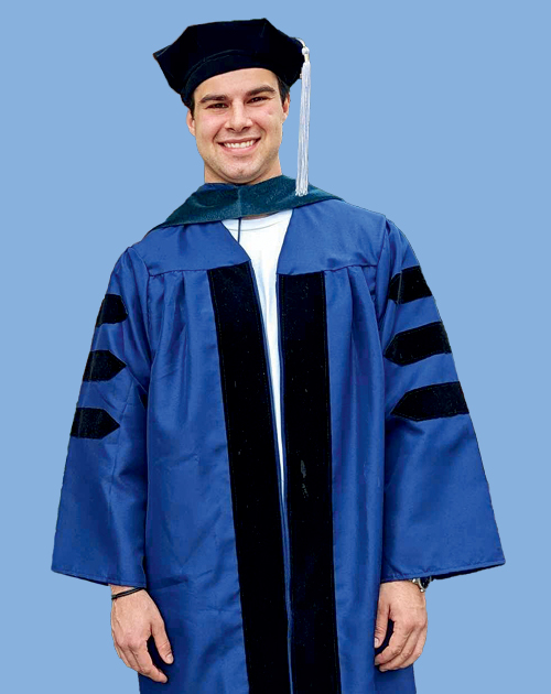 Elijah Steffen at Graduate Commencement